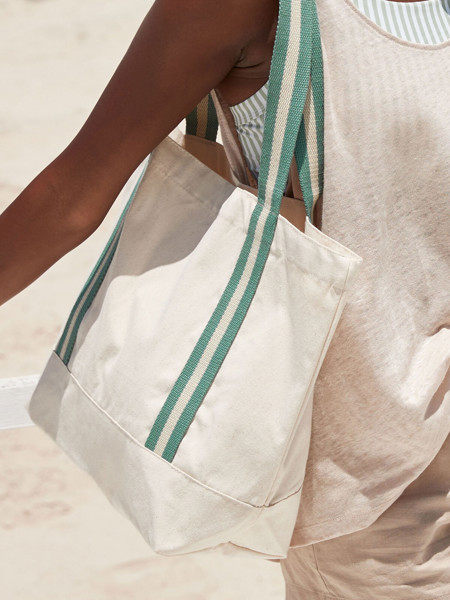 EarthAware® Organic Boat Bag - Natural / Amber