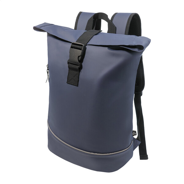 Sac à dos en RPU Cubitt - Bleu Foncé