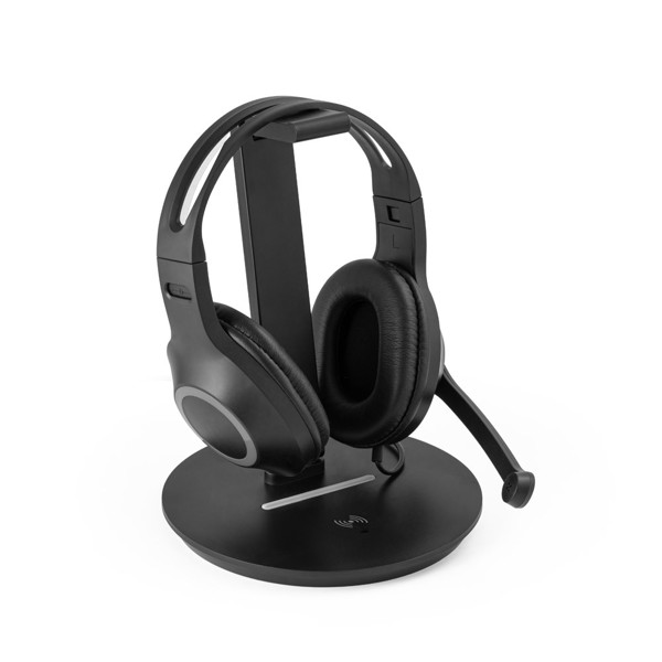 PS - GERST. ABS headphone stand with built-in wireless charger