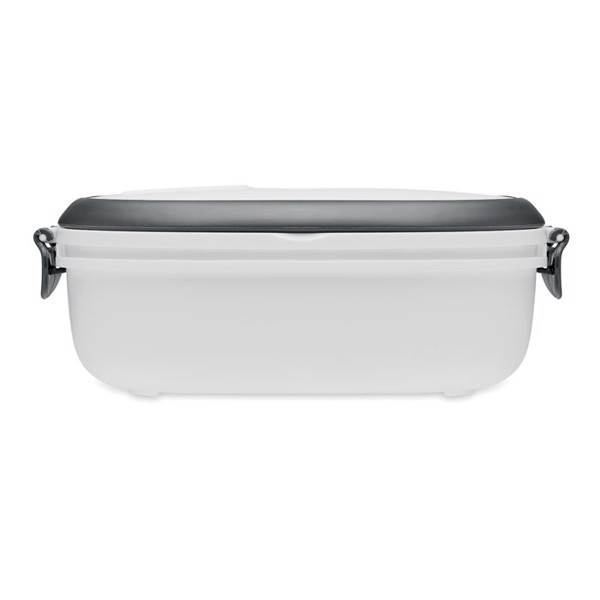 PP lunch box with air tight lid Lux Lunch - White