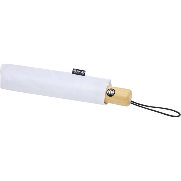 Renee 23” foldable auto open & close umbrella - White