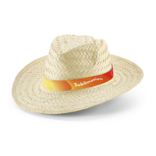 PS - EDWARD RIB. Natural straw hat