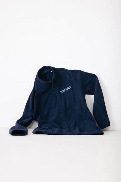 Iqoniq Talung recycled polyester microfleece zip through - Navy / XL