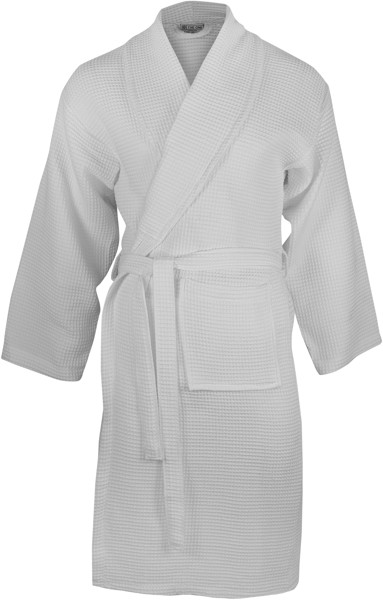 Waffle Bathrobe The One | Waffle Bathrobe - White / L/XL