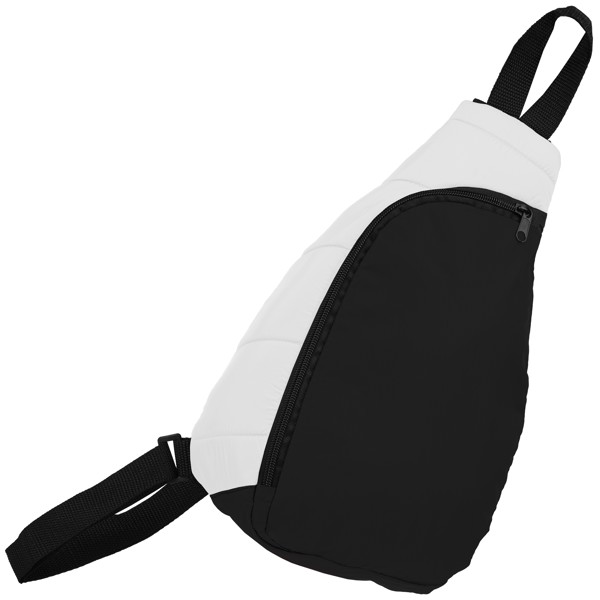 SportStyle rPET Nylon Sling Bag - White / Silkscreen