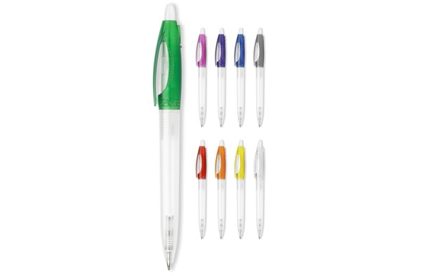 Ball pen Bio-S! Clear transparent - Frosted Green