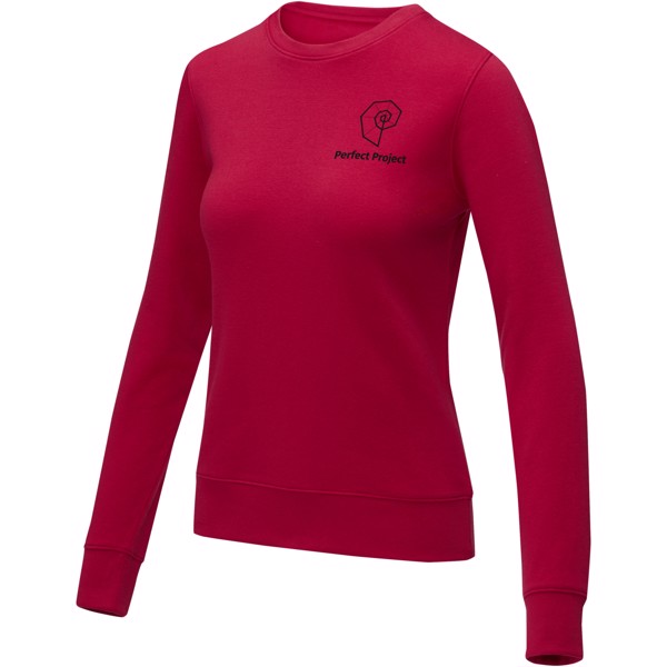 Maglione Zenon da donna a girocollo - Rosso / 4XL