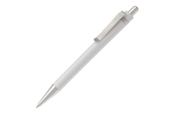 Stylo Antartica clip métal - Blanc