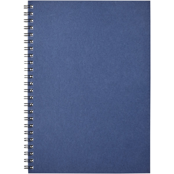 Carnet de notes spirales Desk-Mate® A5 coloré - Bleu foncé