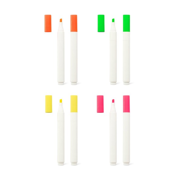 HARRISON. Evidenciador em PP com acabamento mate - Amarelo