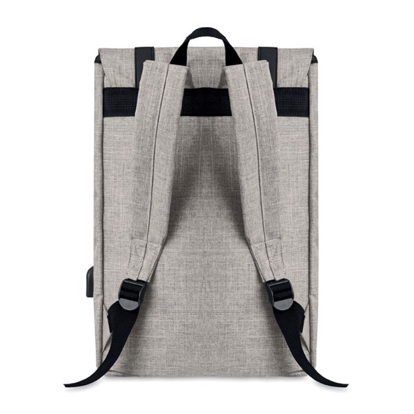 Backpack in 600D polyester Riga - Grey