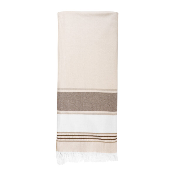 Fouta serviette bouclette MARINA - beige