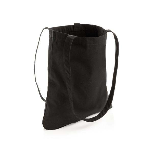 Sac shopping type Tote bag Impact en coton recyclé AWARE™ - Noir