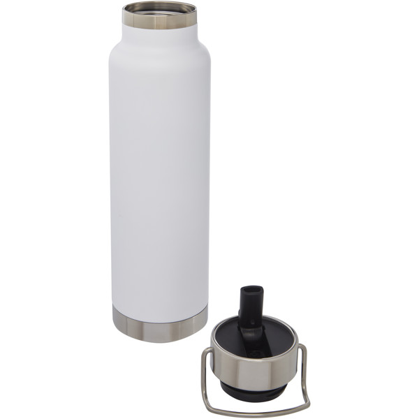 Garrafa desportiva de 750 ml com isolamento a vácuo em cobre "Thor" - Branco