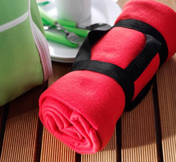 Manta polar Nora - cinzento