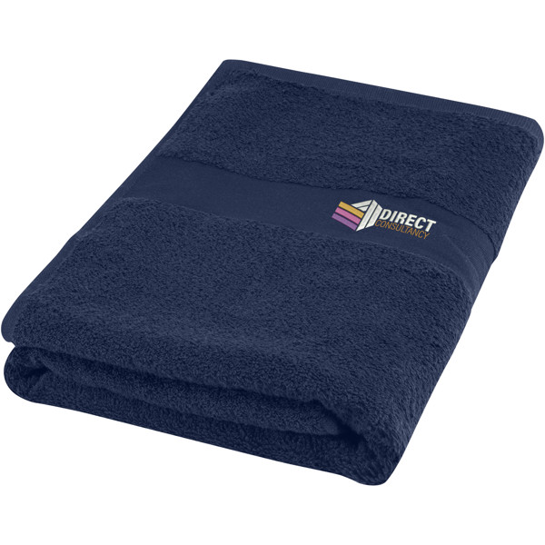 Asciugamano 70 x 140 cm in cotone da 450 g/m² Amelia - Navy