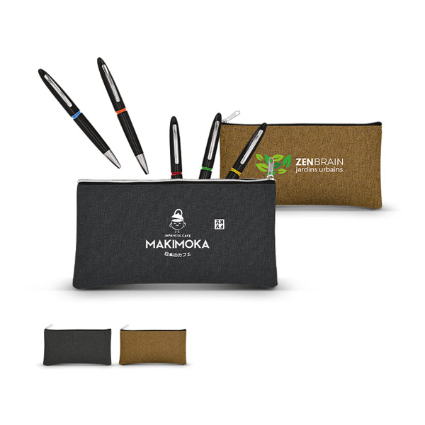 PENCIL CASE - Gris anthracite / 