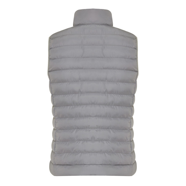 Bodywarmer femme en polyester recyclé Iqoniq Meru - Gris Argent / XL