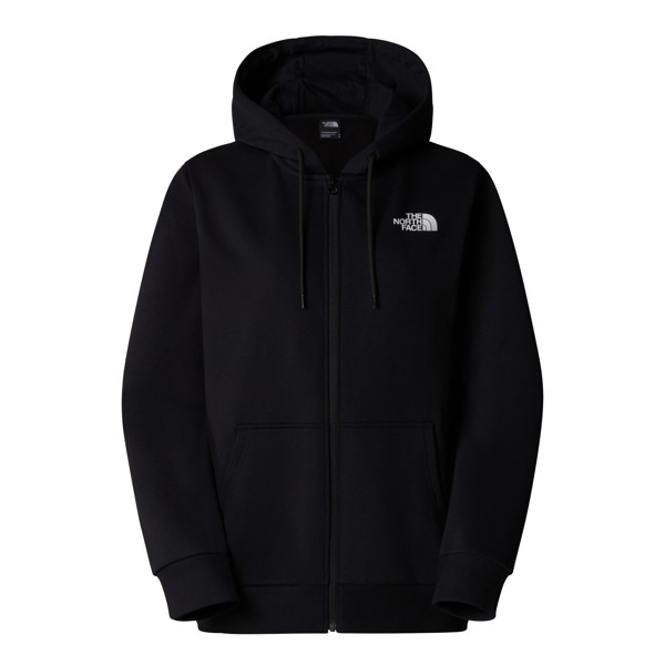 The North Face Women's Simple Dome Full Zip Hoody - BLACK - X/S