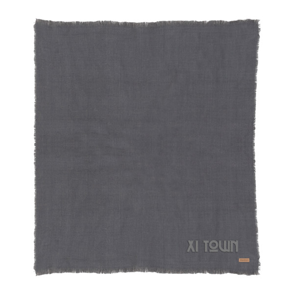 Ukiyo tkana odeja Polylana, 130x150 cm - Siva