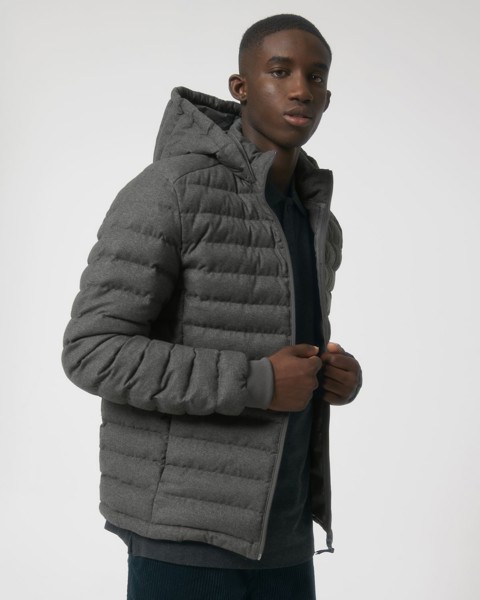 Jacket Stanley Voyager Wool-Like - Stanley&Stella - Deep Metal Heather Grey / 2XL