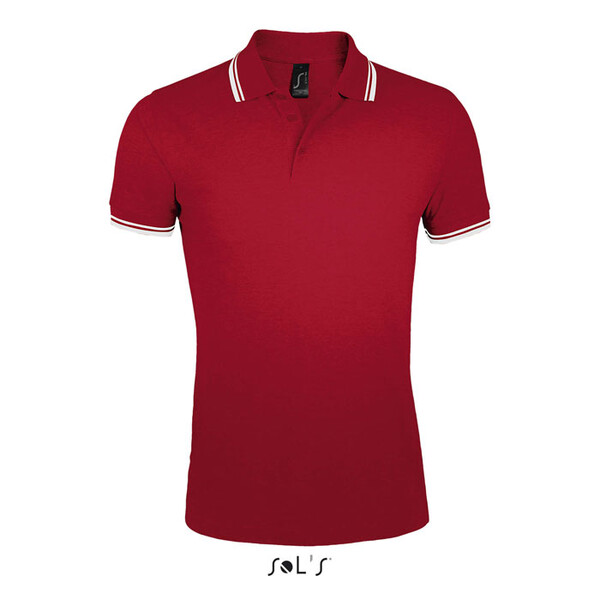 PASADENA pólo homem 200g Pasadena Men - Vermelho / BrancoM