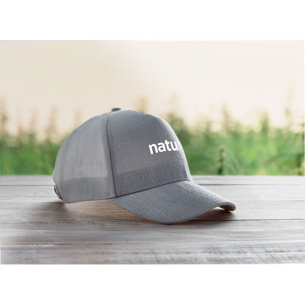 Hemp baseball cap 370 gr/m² Naima Cap - Grey