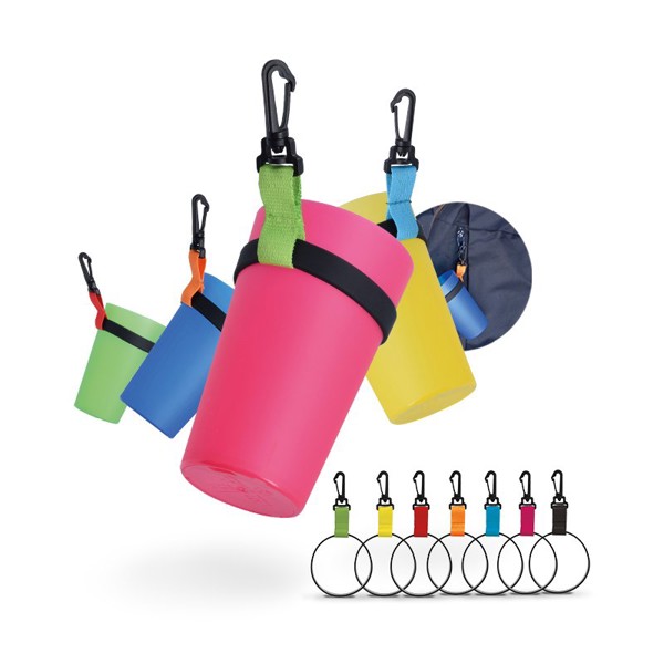 CUP-HOLDER WITH SILICON RING - Blanc / 