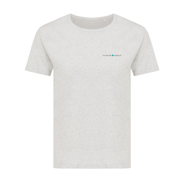 Dámské tričko IQONIQ Yala z recykl. bavlny - Light Heather Grey / M