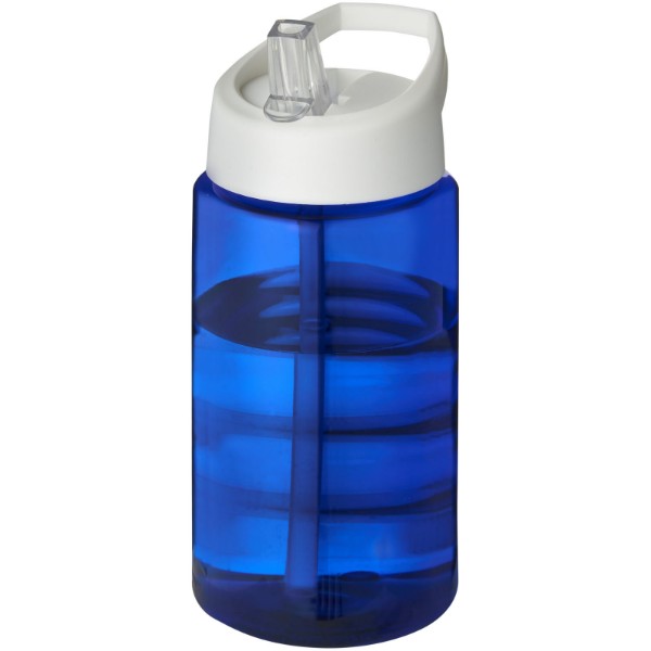 Bouteille de sport H2O Active® Bop 500ml couvercle à bec verseur - Bleu / Blanc