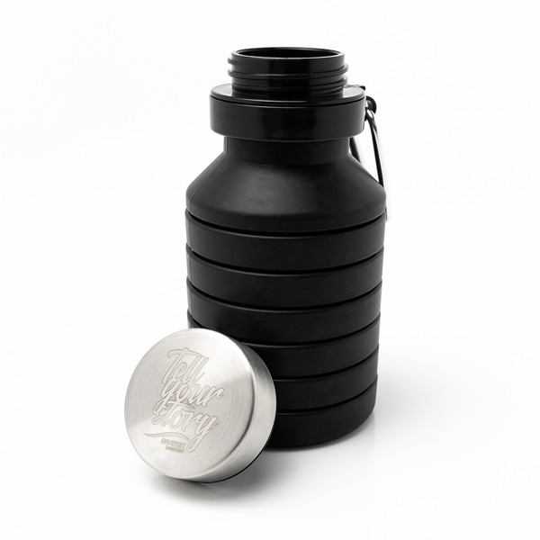 550 ml Makalu sports water bottle - Black