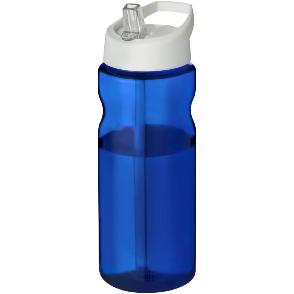 Bidon H2O Base® o pojemności 650 ml z wieczkiem z słomką - Niebieski