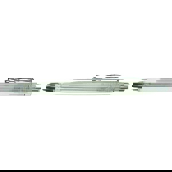 Notizbuch ca. A5 mit Kugelschreiber - weiß