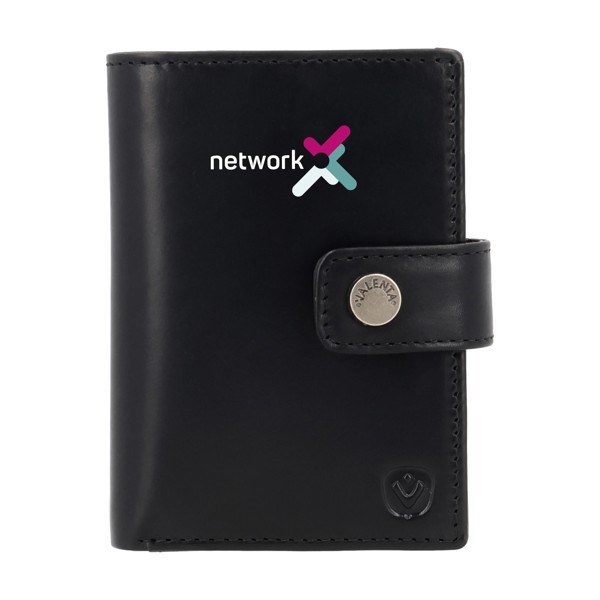Valenta Card Wallet Leather MagSafe Luxe - noir