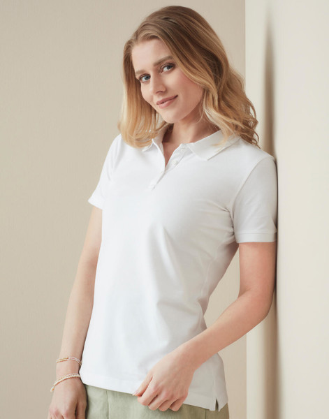 Stretch Polo For Women - White / S