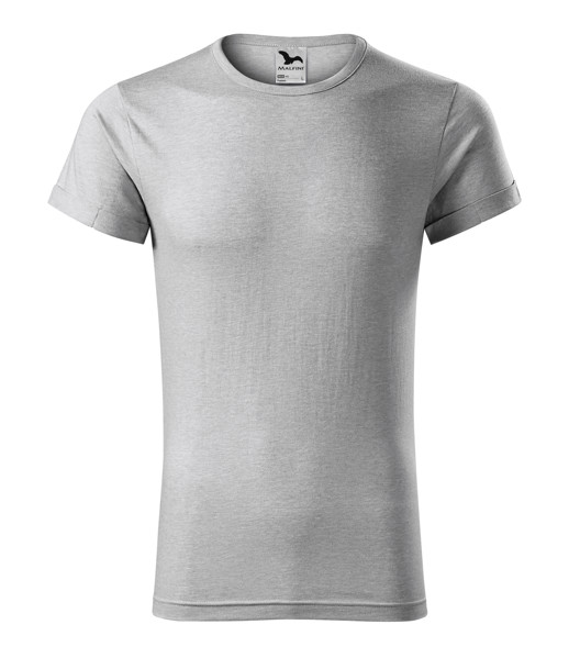 Tričko Pánske Malfini® Fusion - Strieborný Melír / 3XL