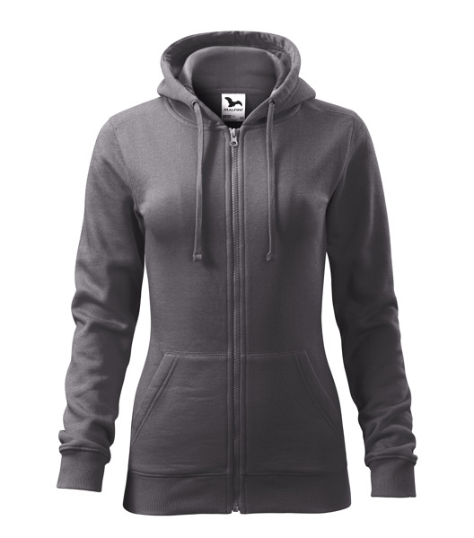Mikina Dámská Malfini® Trendy Zipper - Ocelově Šedá / XS