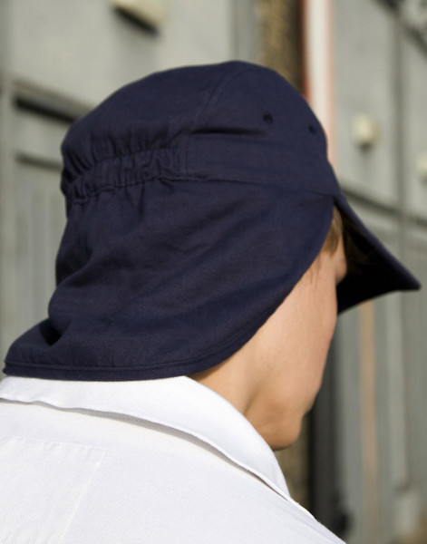 Folding Legionnaire Hat - White / ONE SIZE
