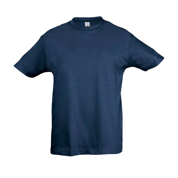 SOL'S REGENT KIDS' - T-SHIRT ΜΕ ΣΤΡΟΓΓΥΛΌ ΛΑΙΜΌ - Denim / 8 years