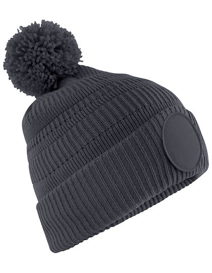 Fan Patch Beanie - Graphite Grey / One Size