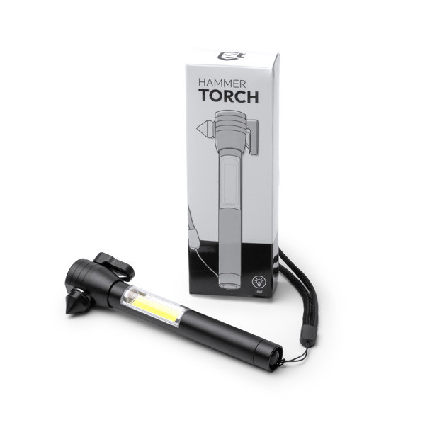 Hammer Flashlight Daga - Silver