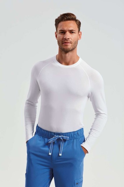 'Unstoppable' Men’S Fresh Underscrub Baselayer - White / S