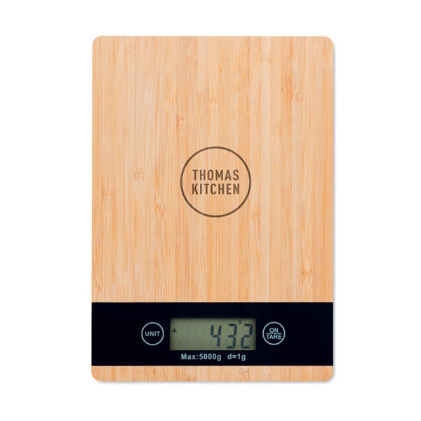 MB - Bamboo digital kitchen scales Precise