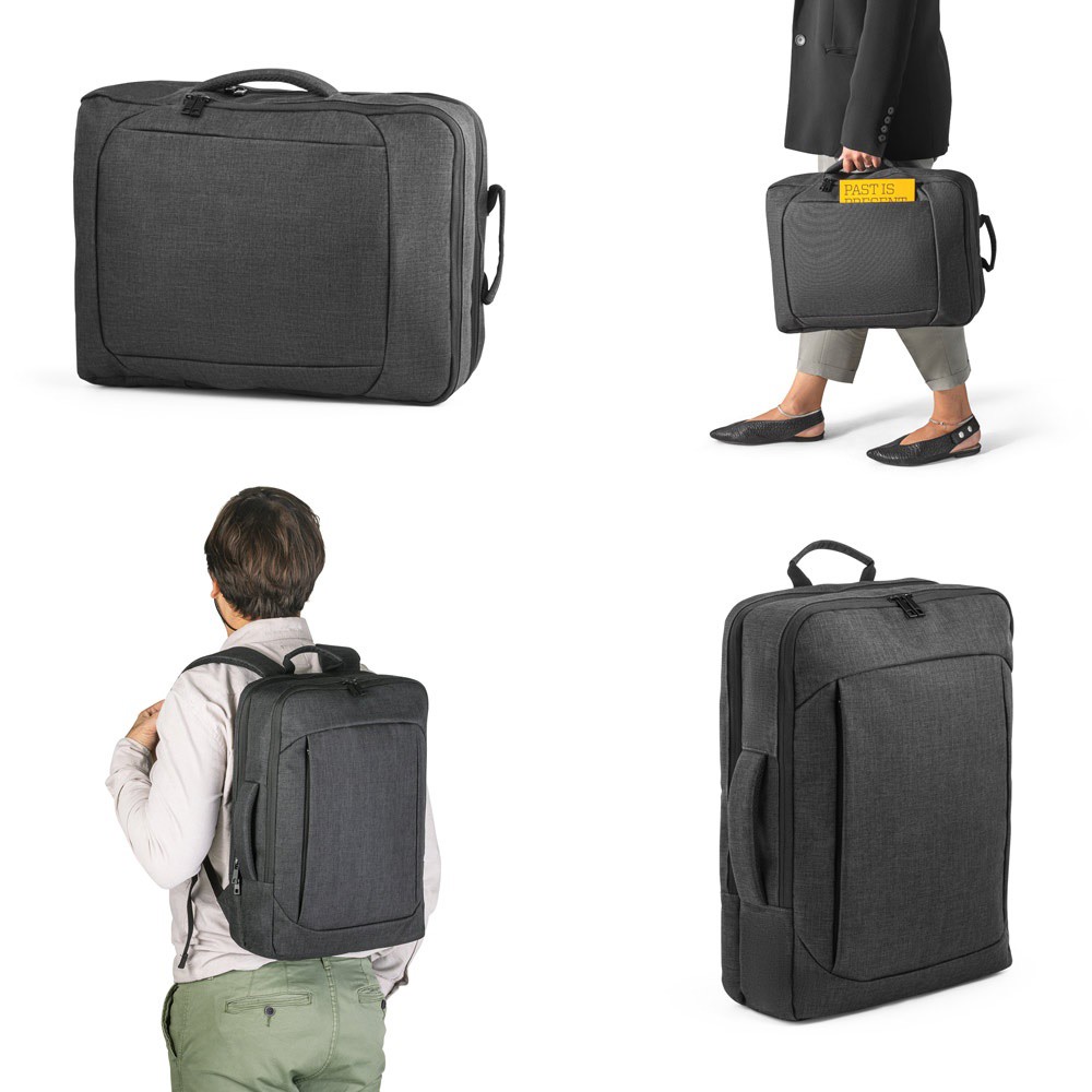 Convertible laptop briefcase online backpack