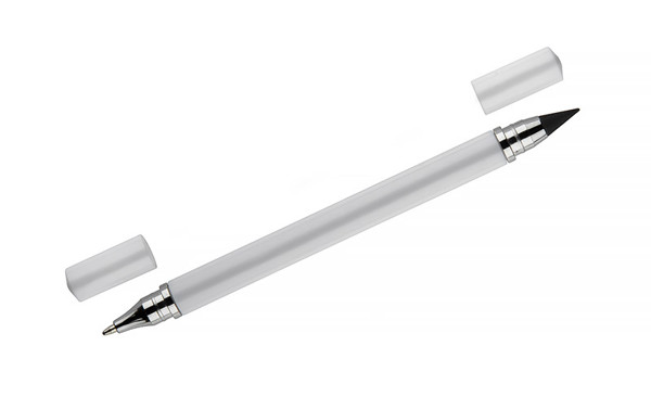 Ballpoint pen 2-in-1 TWINO - white