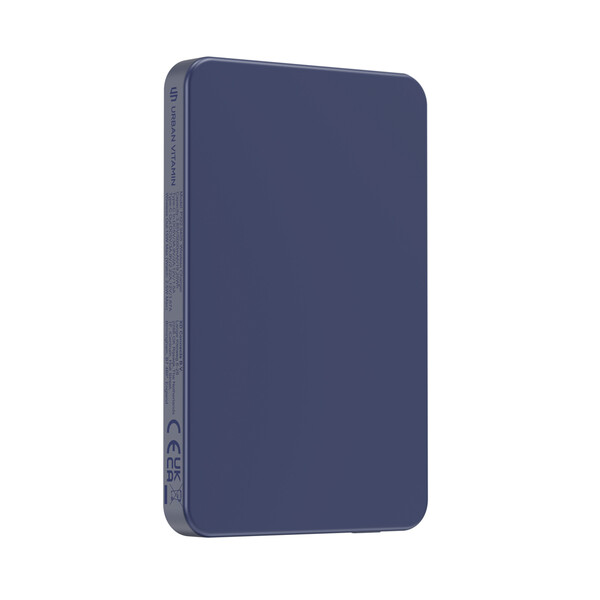 Powerbank magnétique 5000 mAh et 15W Urban Vitamin Marin - Bleu