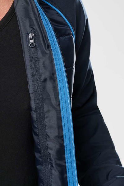 Unisex Dual-Fabric Daytoday Jacket - Navy / Silver / M