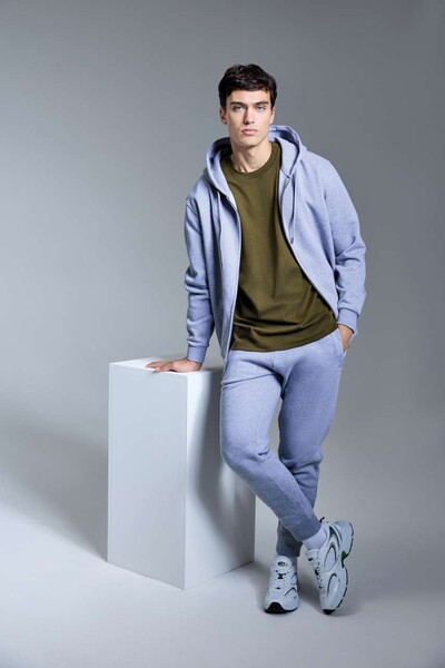 Anthem Studio Zipped Hoodie - Grey Marl / 3XL