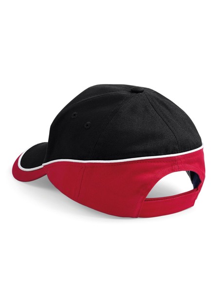 Teamwear Competition Cap - Black / Classic Red / White