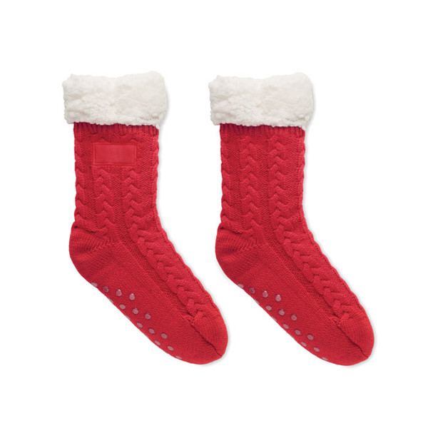 Pair of slipper sock M Canichie - Red